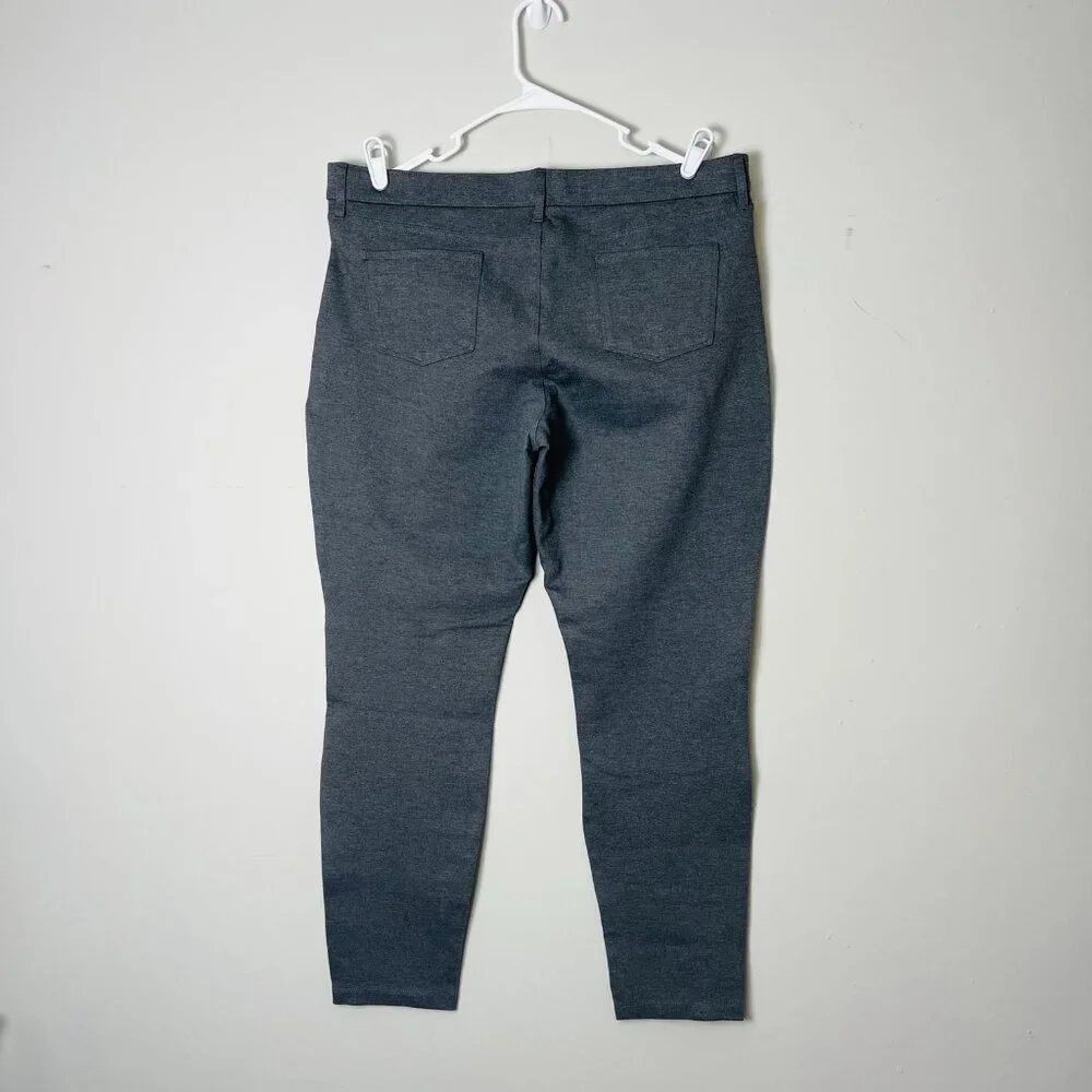 J Crew Gigi Pant Gray 16 Minimalist Curvy Formal Office Comfy Sleek‎ Modern
